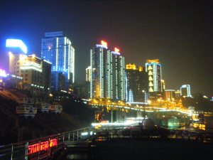 chongqing by night